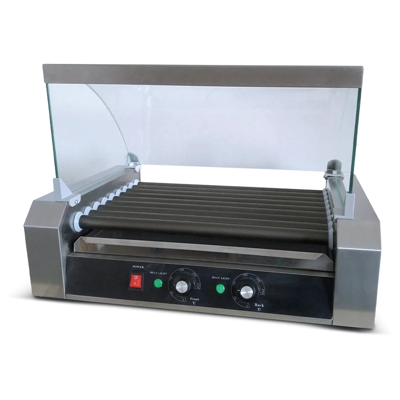 Macchina per hot dog a 9 rulli in teflon RS586 Horecatech